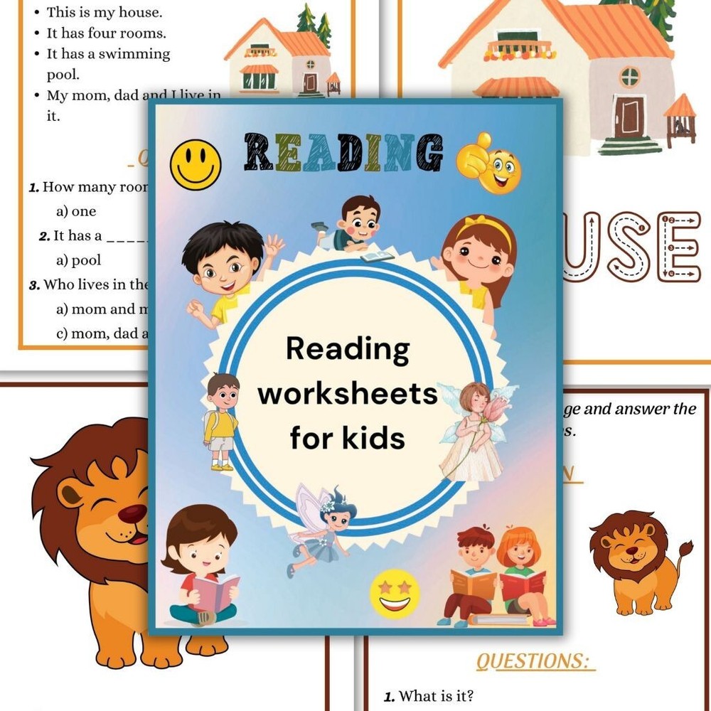 Reading Worksheets for Kids – Fun & Easy Comprehension Practice