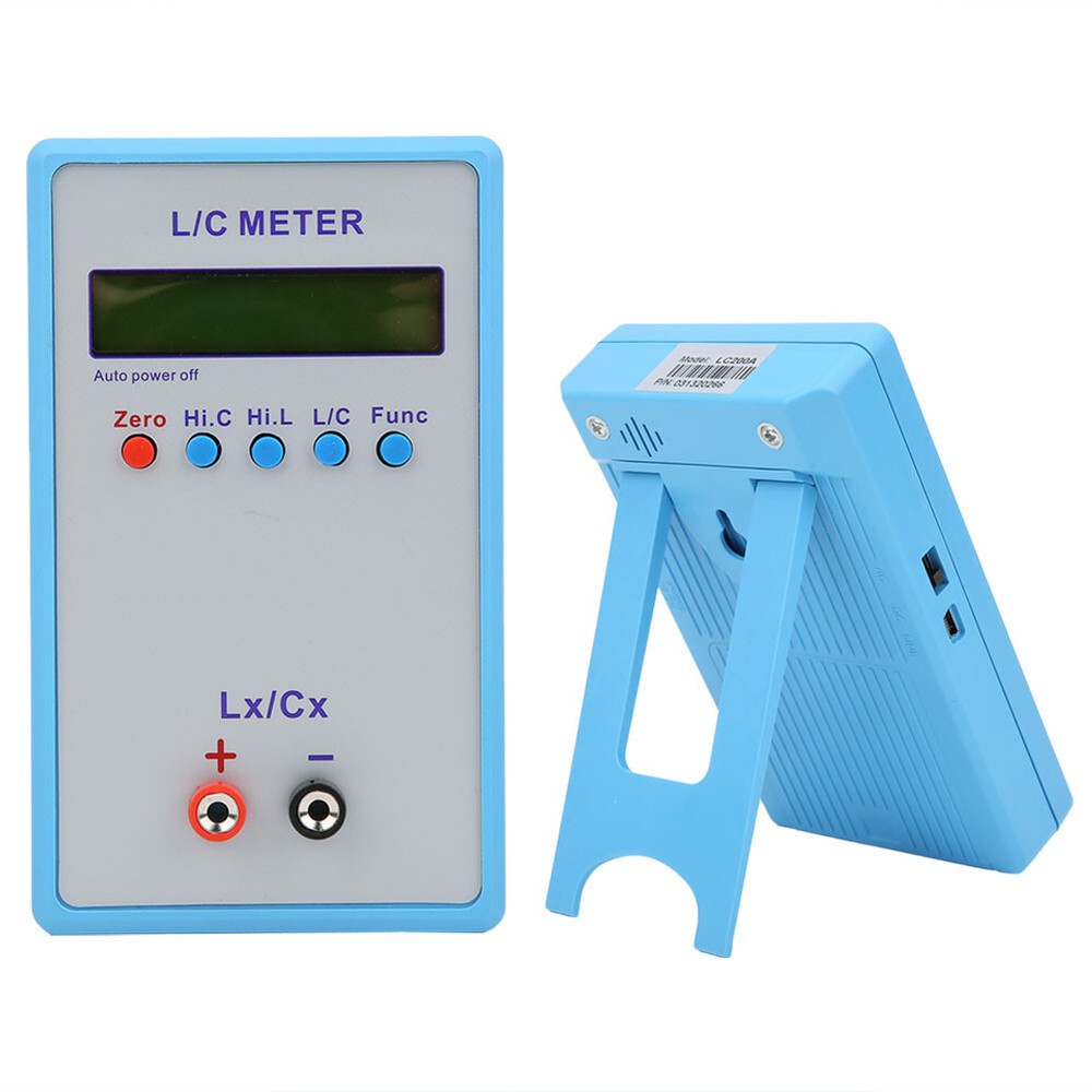 Inductance Capacitance Meter Handheld L/C Meter Electric Multimeter LC‑200A