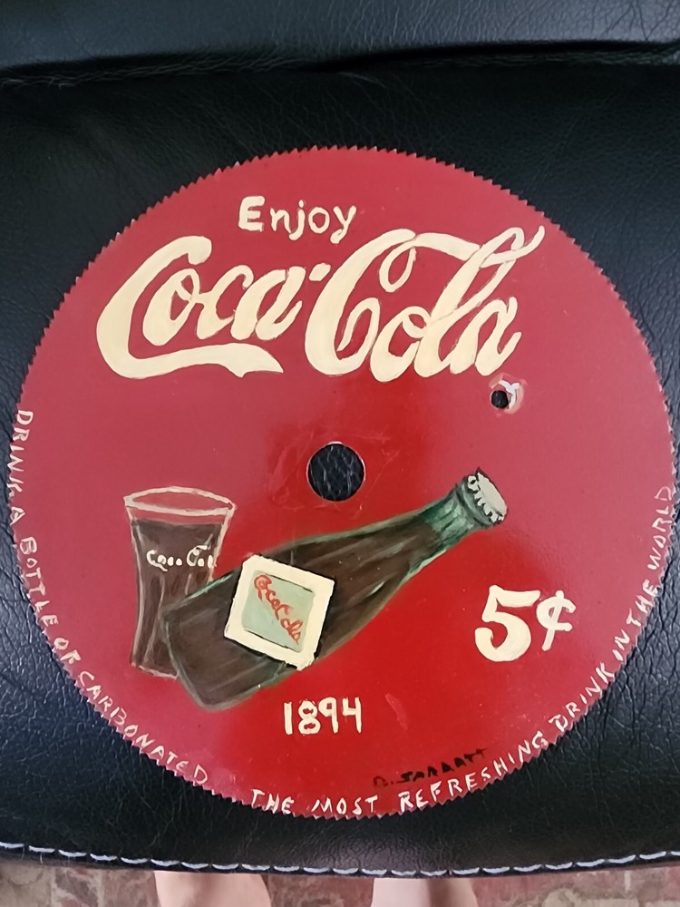 Coca-Cola Saw Blade Rare Collectible