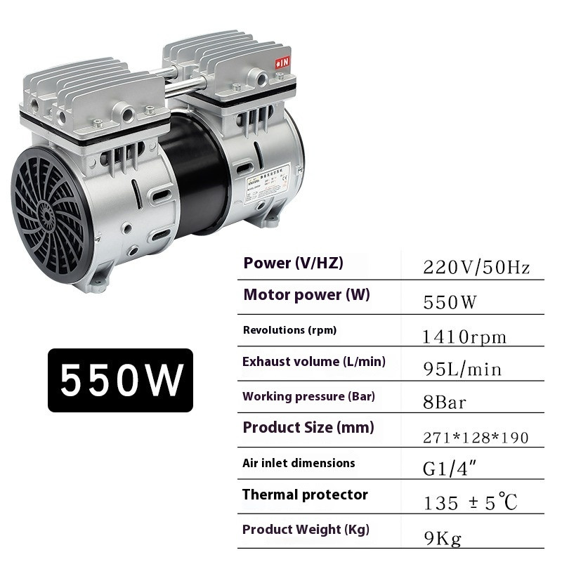 Silent Type Dental Air Compressor with High Quality Air Compressor Motor