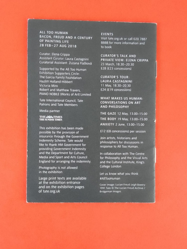 Tate Britain Guides / Programmes ×4 2017 - 2019 See Photos And Description