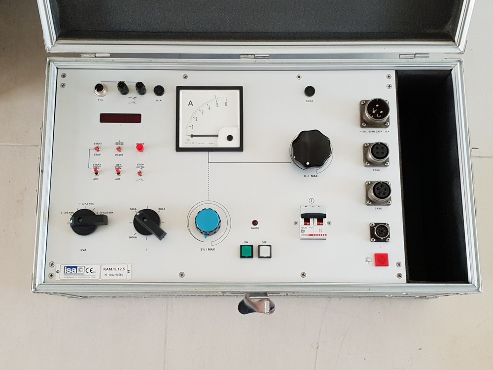 ISA KAM  5/12.5 instrument transformer testing 12.5Kw control unit only