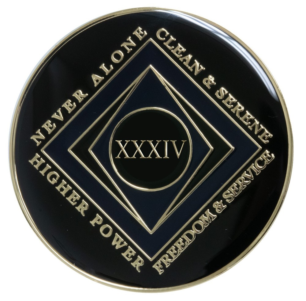 34 YEAR Clean Time Recovery Medallion