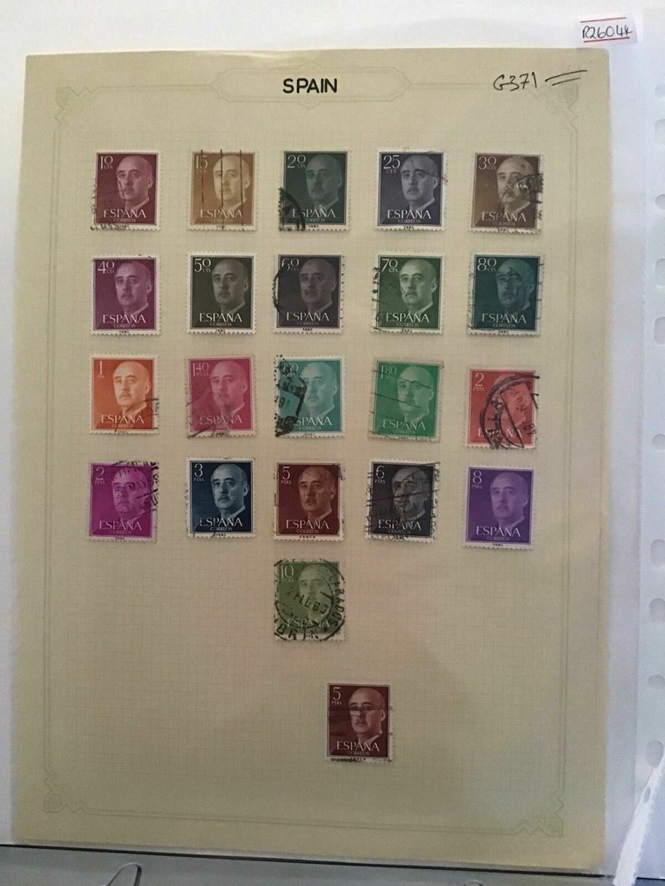 Spain People Stamps pages R26044