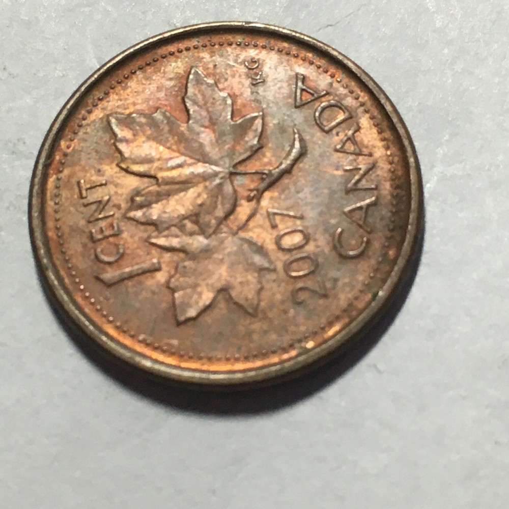 2007 CANADA ONE CENT COIN .