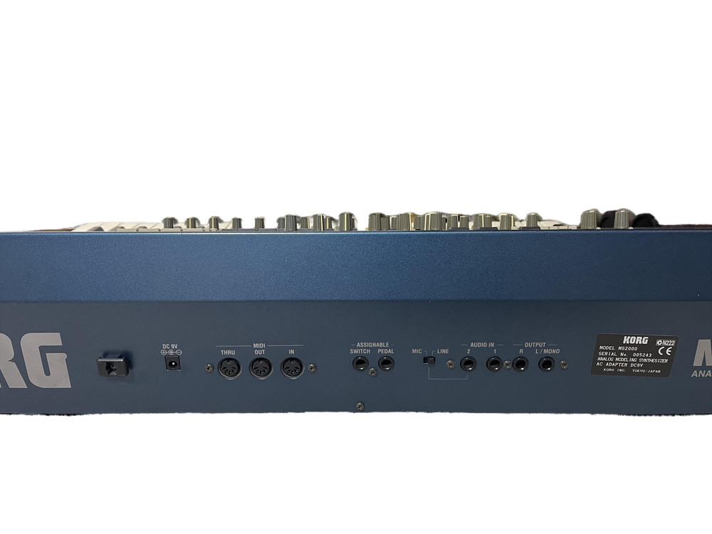KORG MS2000 Analog Modeling Synthesizer 44-Key Vocoder Synth w/Manual AC Adapter