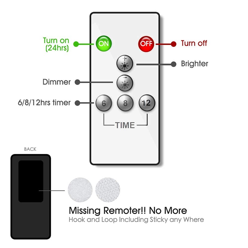 Ideal Lights Dimmable Window Candle Electric with Multi Timer IR Controller, Met