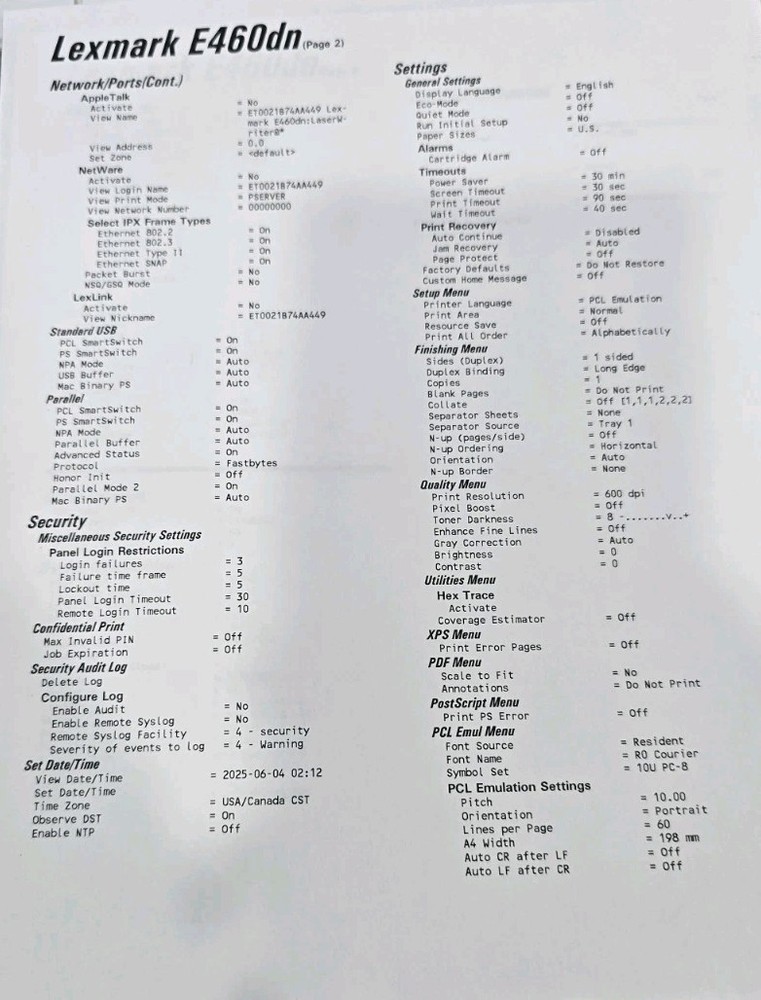 Lexmark E460dn Workgroup Laser Printer | Duplex | Network | Fast & Reliable