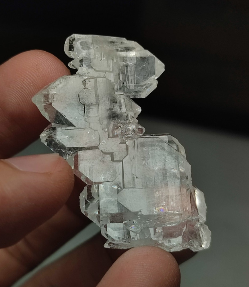 Faden Quartz Crystal With Good Luster & Nice Termination-Pak.