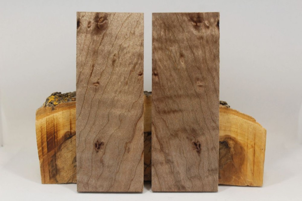 STABILIZED MAPLE CUSTOM KNIFE HANDLE MATERIAL BLANK SCALES (7247)