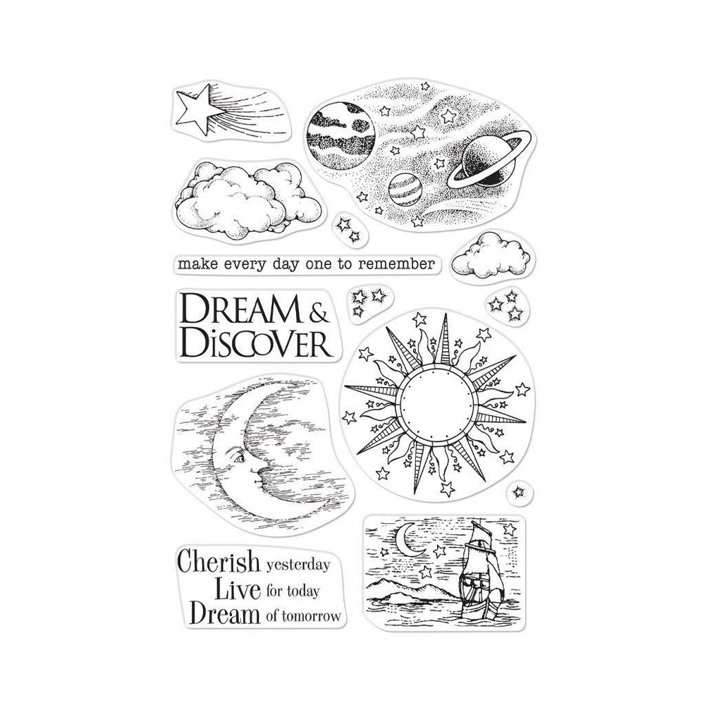 Hero Arts CLEAR STMP CELESTIAL, us:one size One Size, Celestial