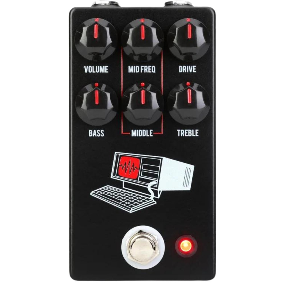 JHS Hard Drive Distortion Effects Pedal, Black