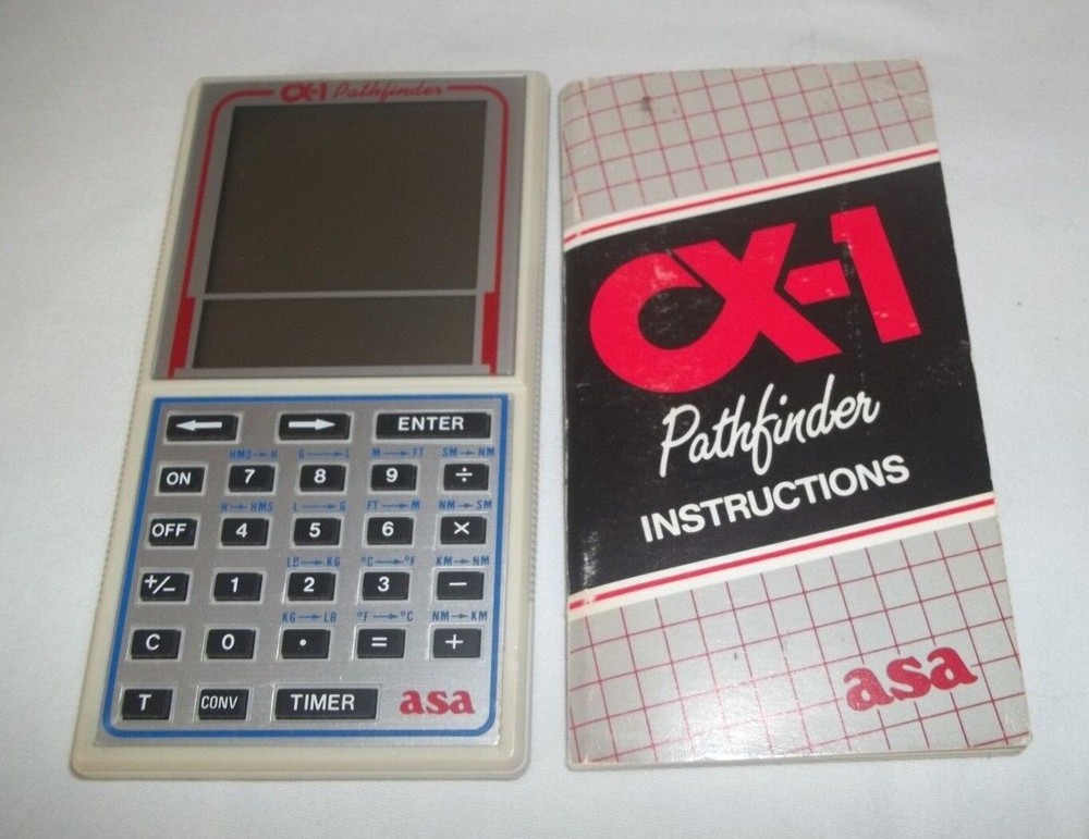 Working ASA Pathfinder CX-1 Flight Computer with Instruction Manual Booklet