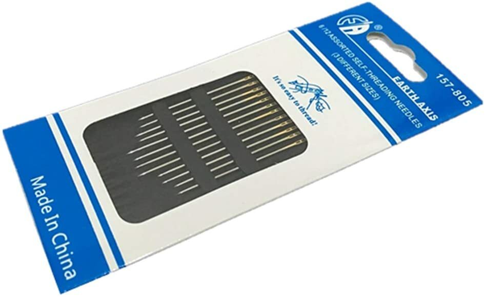 Sewing Needles self-threading 3 pack
