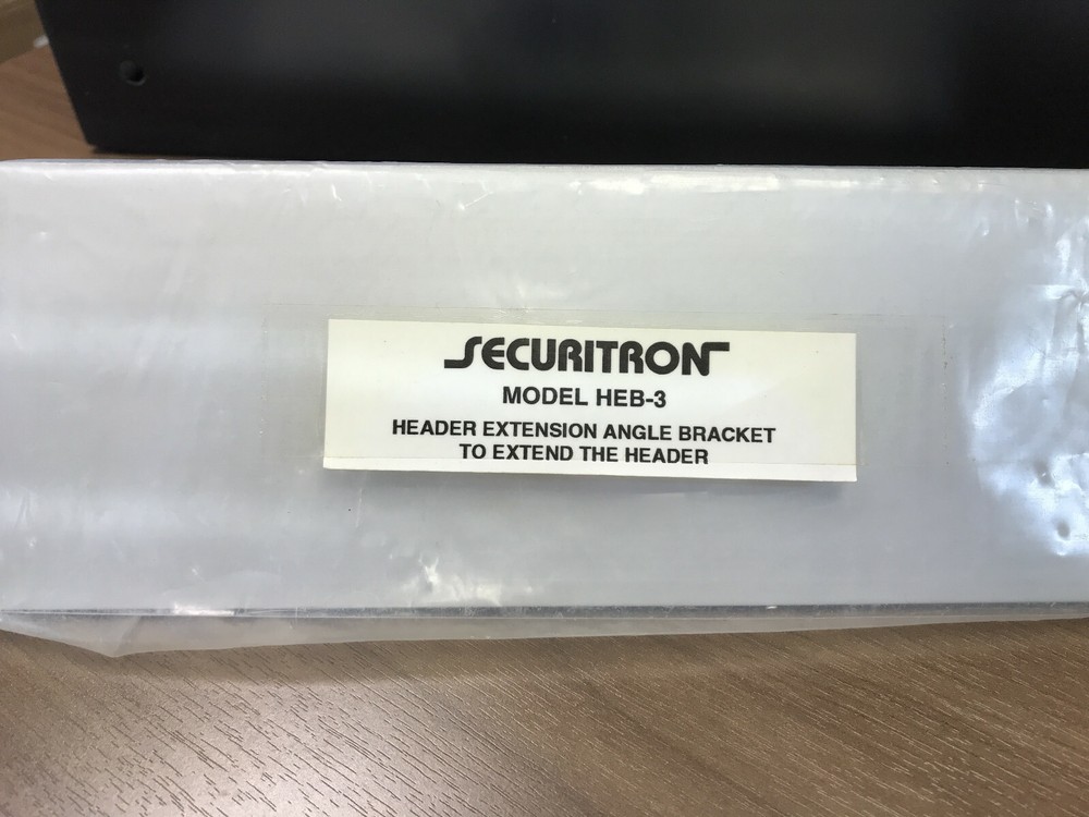 Securitron HEB-3CL Header Extension Bracket 3" for Magnalock Models 32 and 62