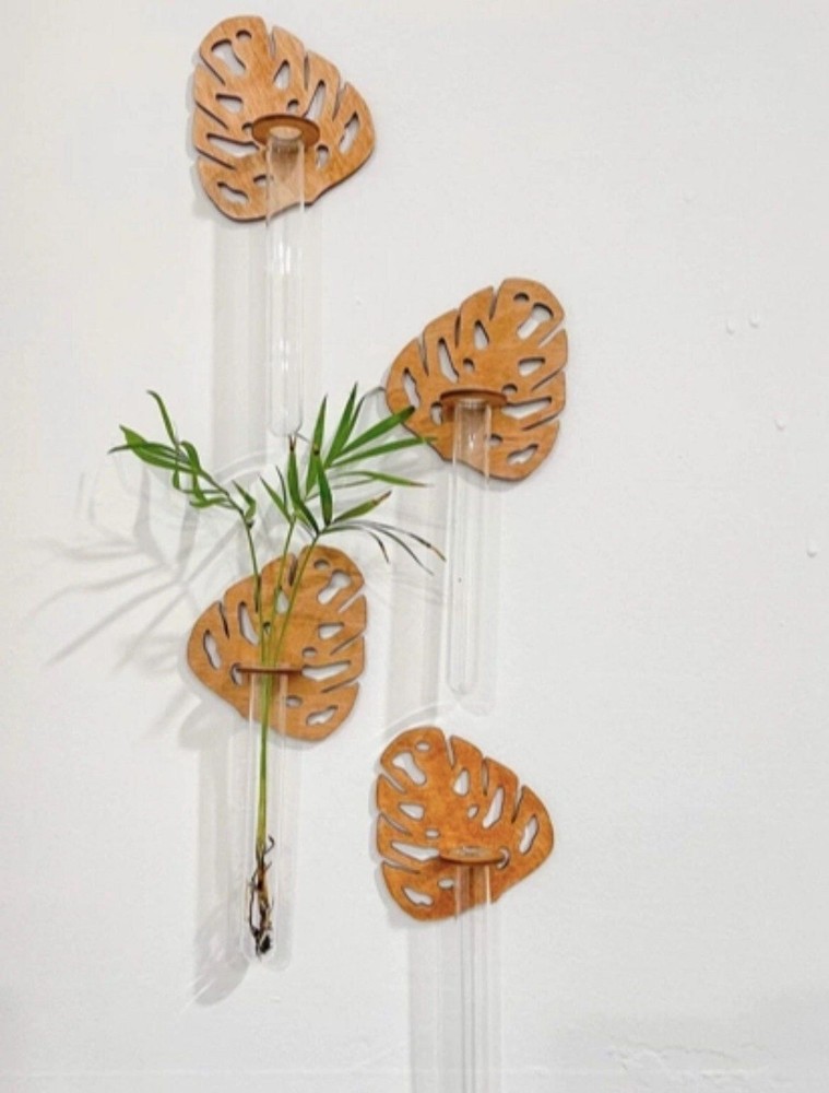 Test Tube Monstera Propagation Wall Deco