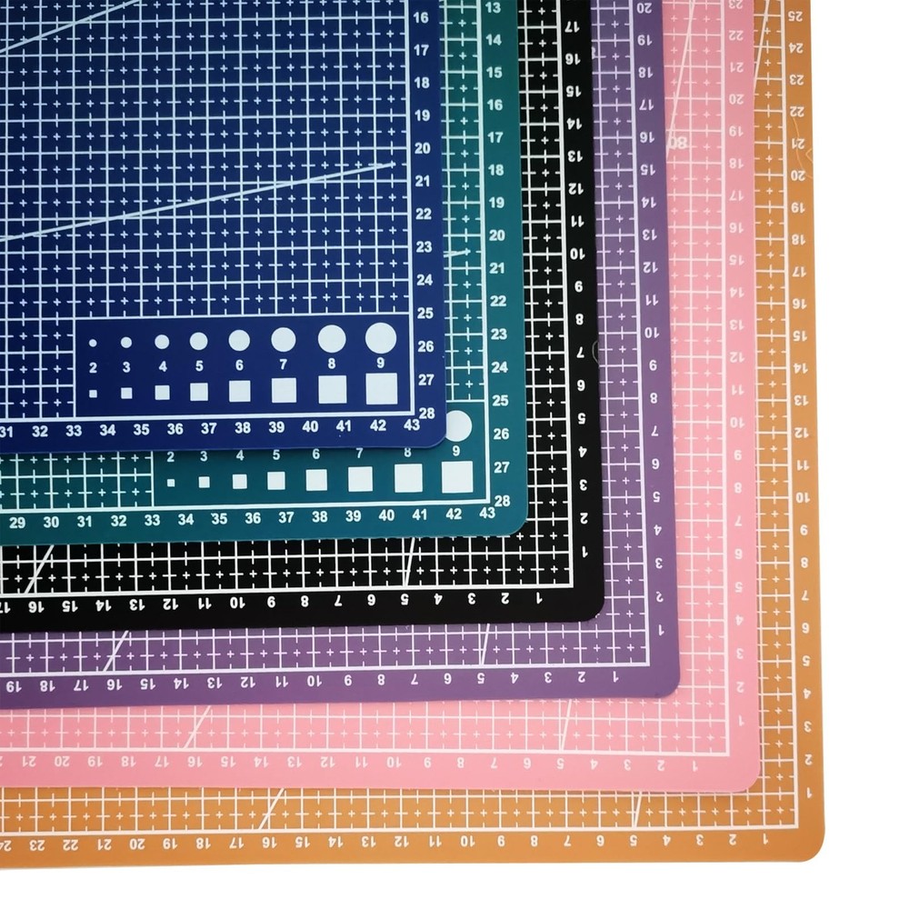 A3 Double Sided Craft Cutting Mat Self Healing Sewing Pad Purple