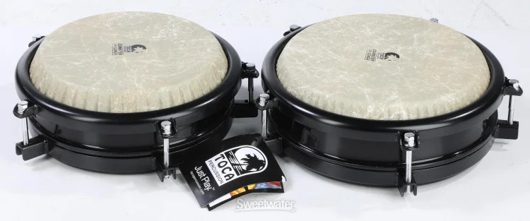 Toca Percussion Commuter Congas Set with Double Stand