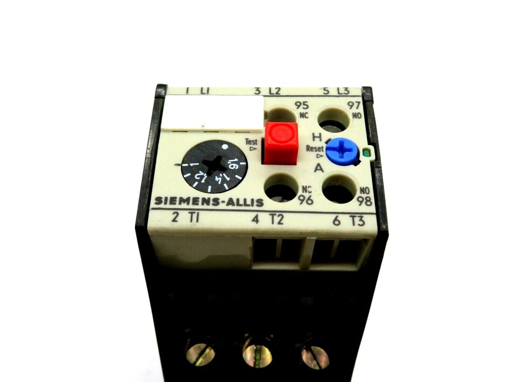 USED SIEMENS OLR0160 OVERLOAD RELAY
