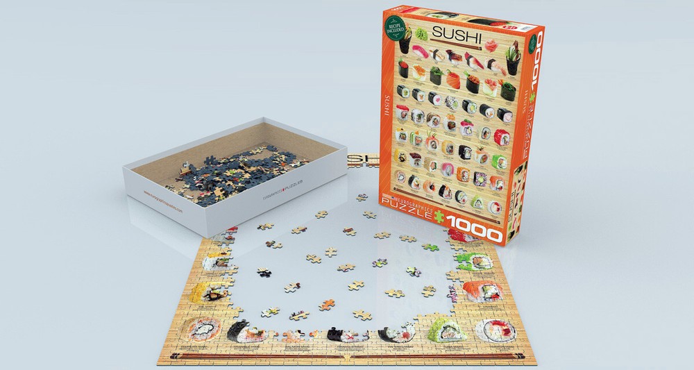 Eurographics Sushi 1000 Piece Jigsaw Puzzle