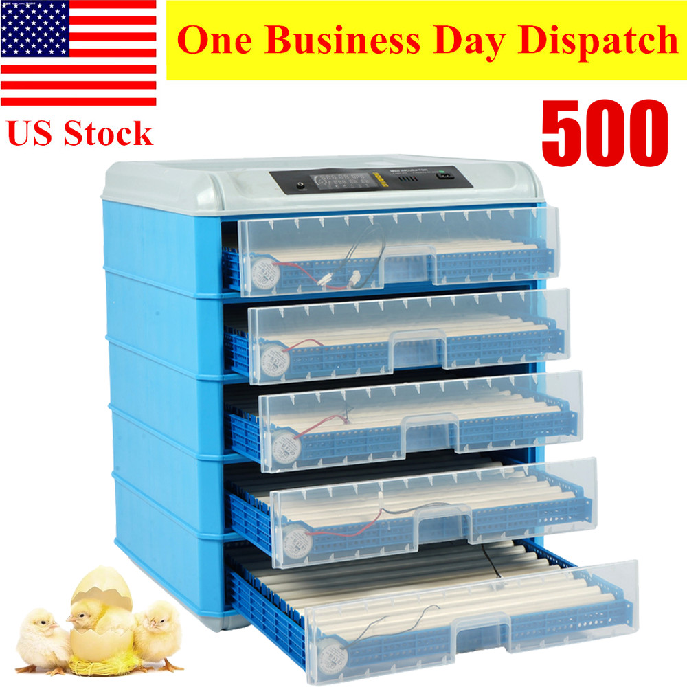500 Brooder Eggs Incubator Automatic With Egg Turning And Humid Dual Electric