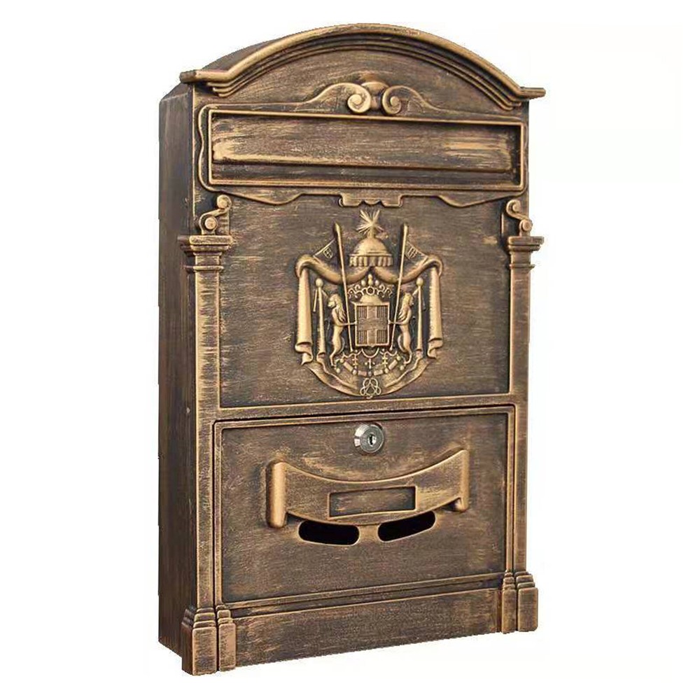 Rustic Mailbox Wall Mount Mailboxes Residential Letter box Antique Vintage Style