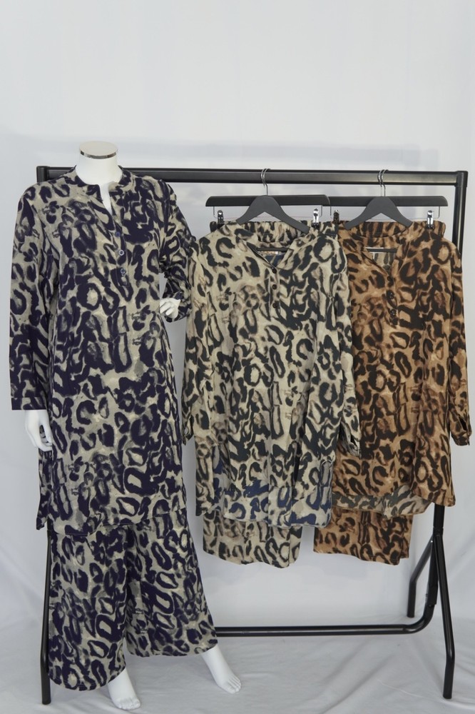 co ord sets - leopard print - spring summer -  great quality - modest - one size