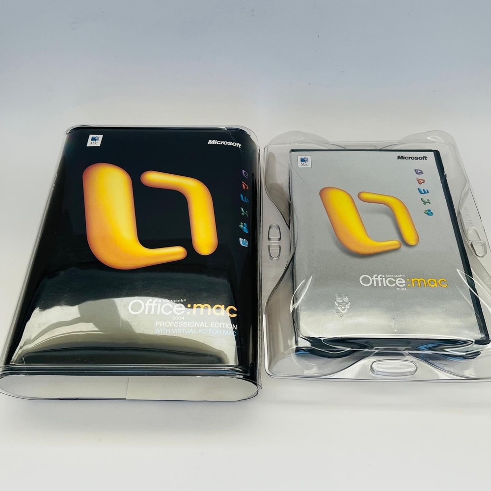 Microsoft Office Mac 2004 Professional Edition Pre-Owned w/Product Key UNTESTED