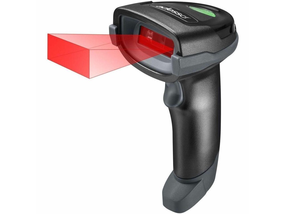 Adesso Wireless/Bluetooth/Wired 2D Barcode Scanner with Charging Cradle - Cable/