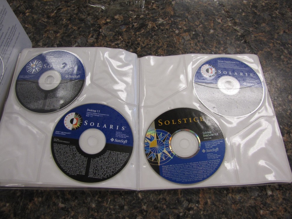 Vintage Sunsoft Solaris 2.5.1 Server SPARC Platform Edition CD Software Set -New
