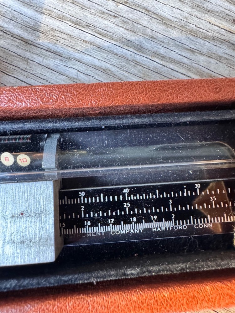 Gerber Variable Scale Engineering Drafting Slide Rule Tool Hartford CT