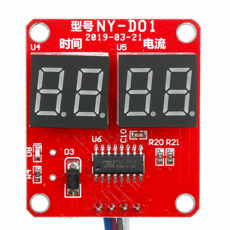 40A / 100A Digital Spot Welder Machine Board Welding Time & Current Controller