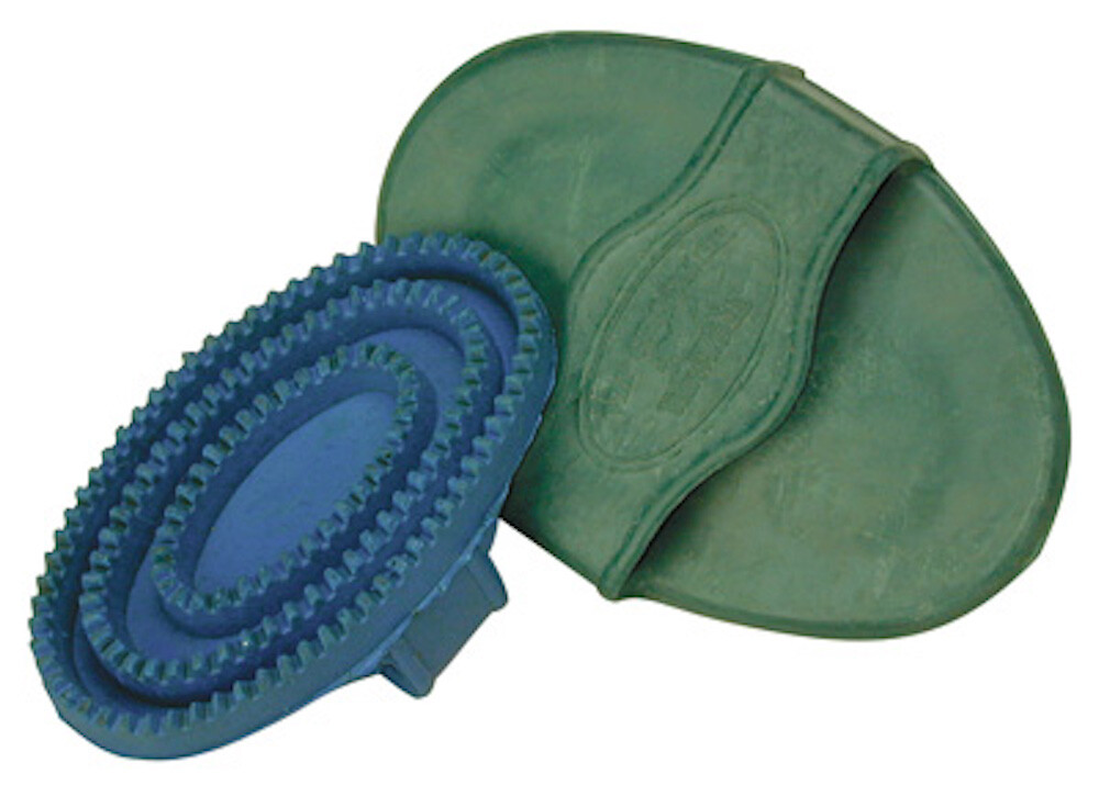 Rubber Curry Comb Regular-Black