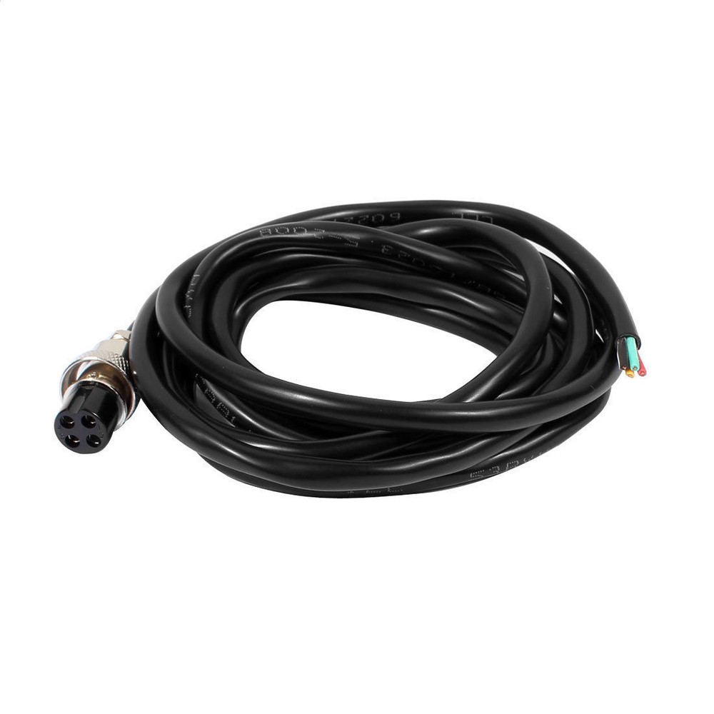 GX16 2m Butt Joint Type 4 Pins Female Aviation Socket Connector Electrical Cable
