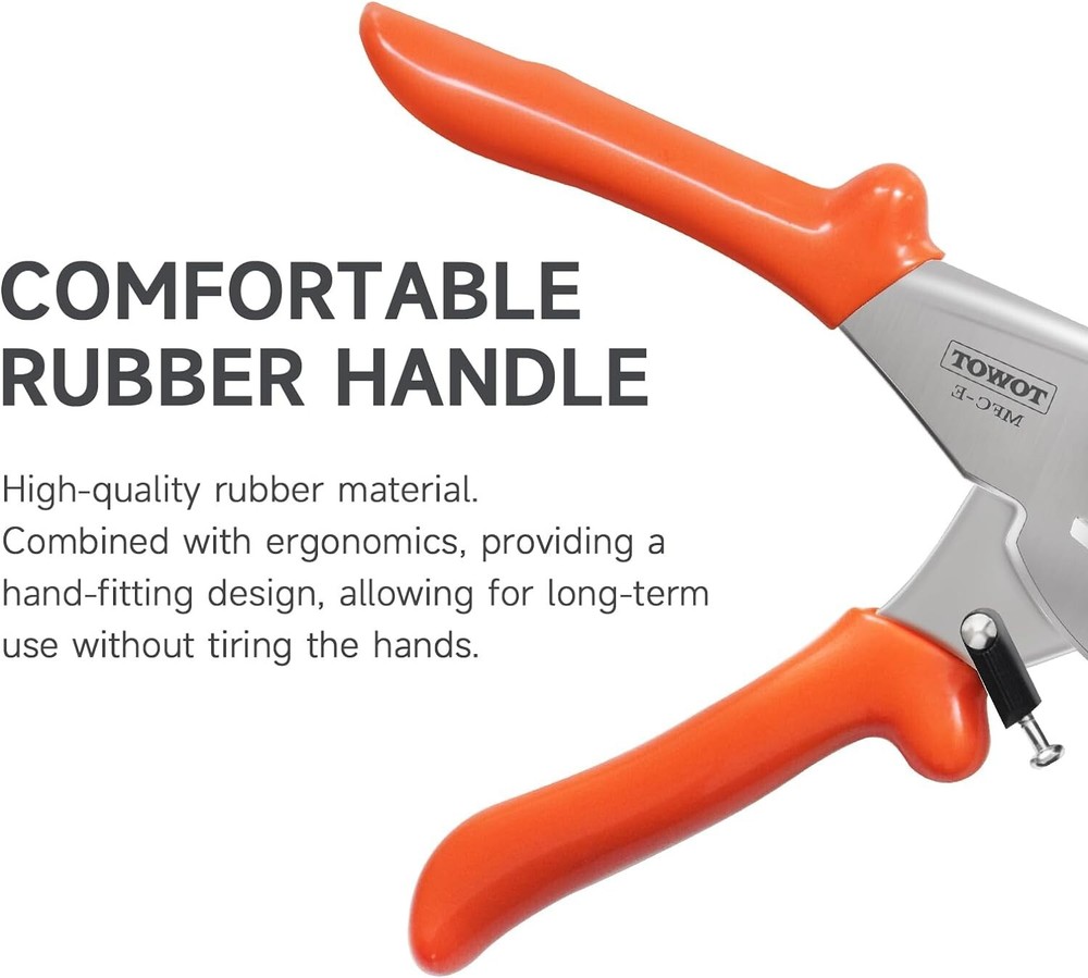 Sharp Multi Angle Miter Shear Cutter Adjustable 45-135Deg Safety Lock Hand Tools