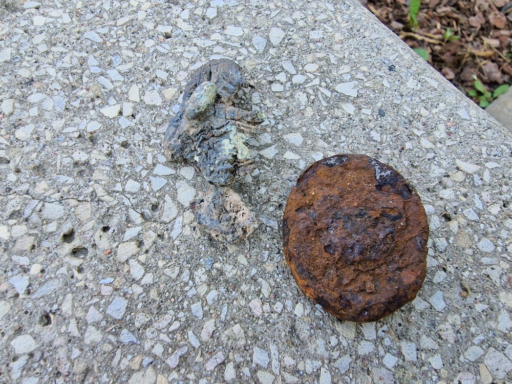 WW2 Original German Badges Front Item Relic.