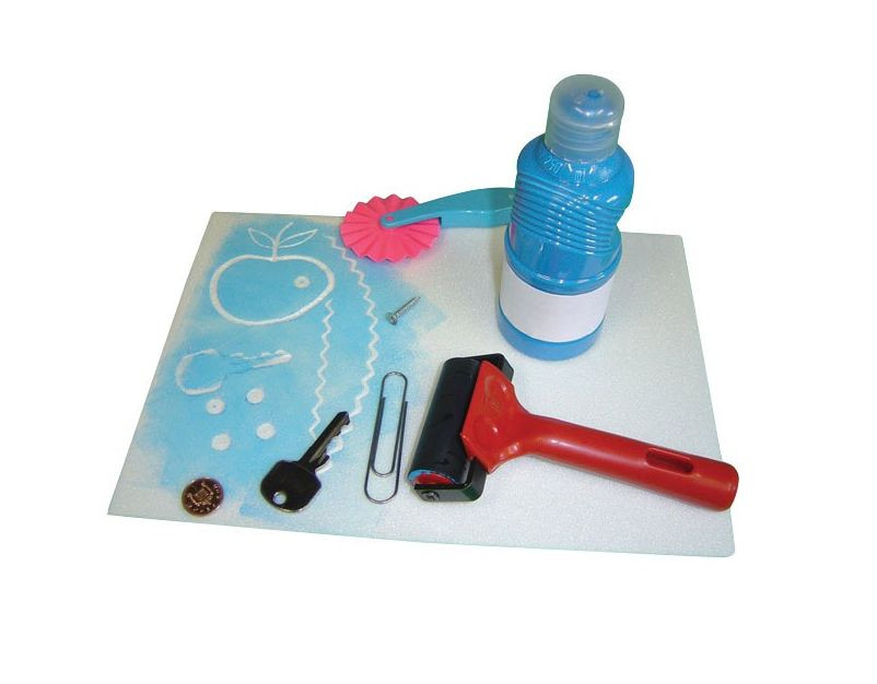 25 x A4 SAFEPRINT LINO BLOCK PRINTING TILES EXPANDED POLYSTYRENE FOAM SHEETS