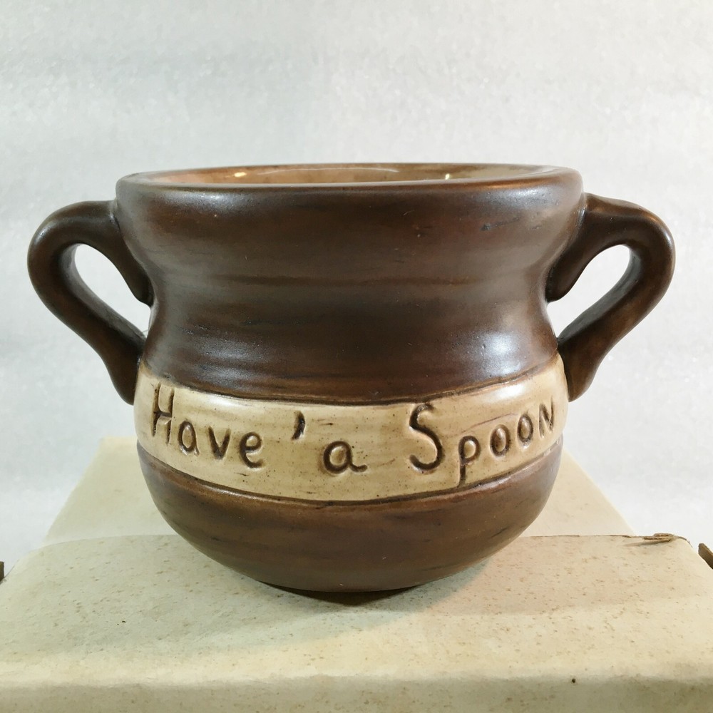 Phyllis' Originals Bean Pot Spoon Holder Signed