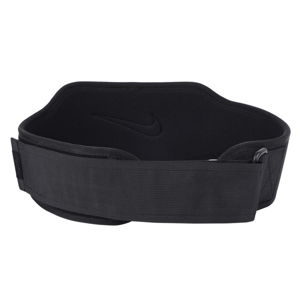 Nike Strength Training Belt 3.0 Black Size Small White Logo Adjustable Belt