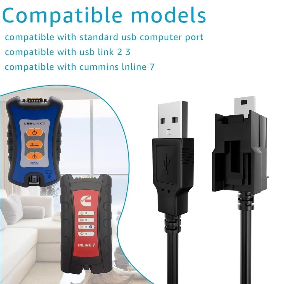 ISN USB Replacement Cable for Nexiq USB Link 2