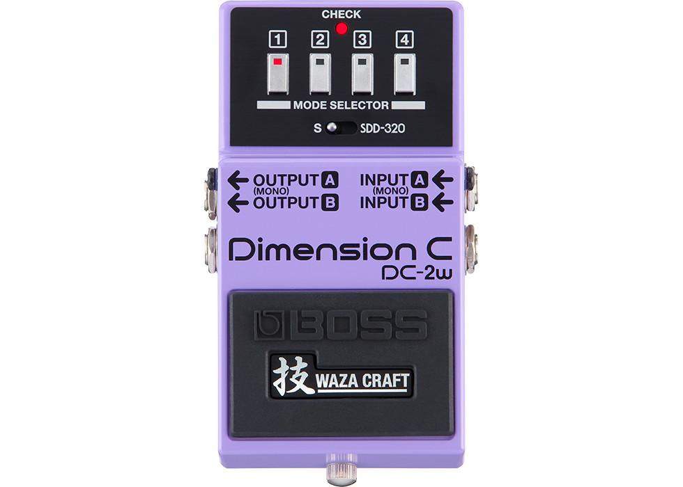Boss DC-2W Dimension C Guitar Chorus Pedal w/ Patch Cable