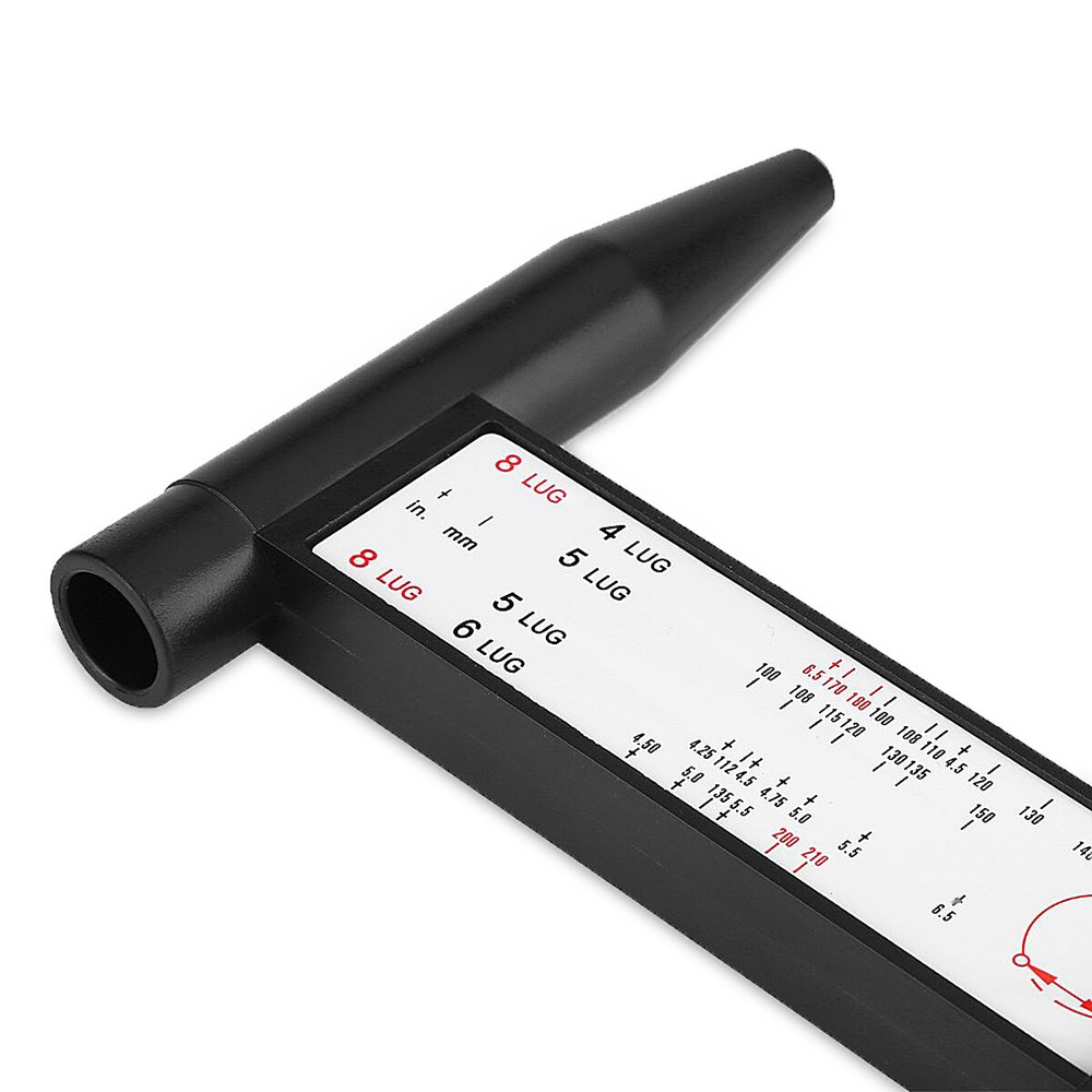 Wheel Bolt Pattern Gauge Tool 4 5 6 8 Lug Pattern Quick Measure Slide Hand Held✔