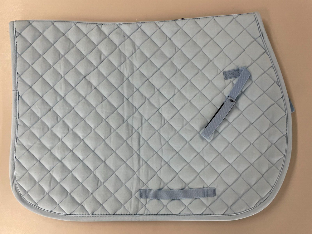 All purpose saddle pad light blue