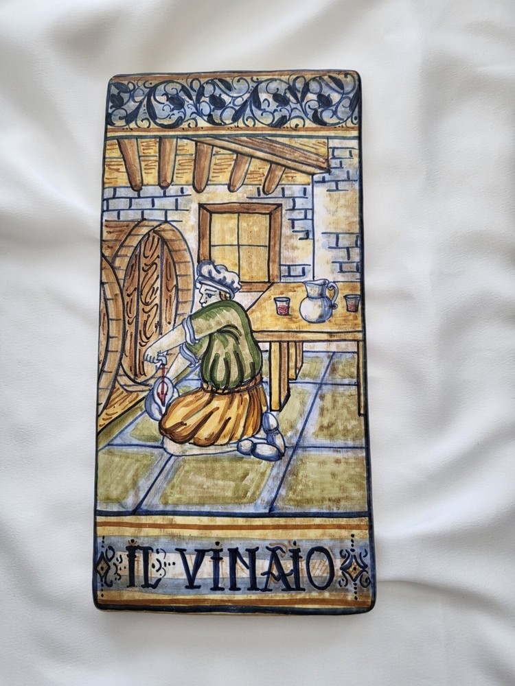 Vintage Profession Tile IL VINAIO Retailer Ceramic Tile Castelli Italy