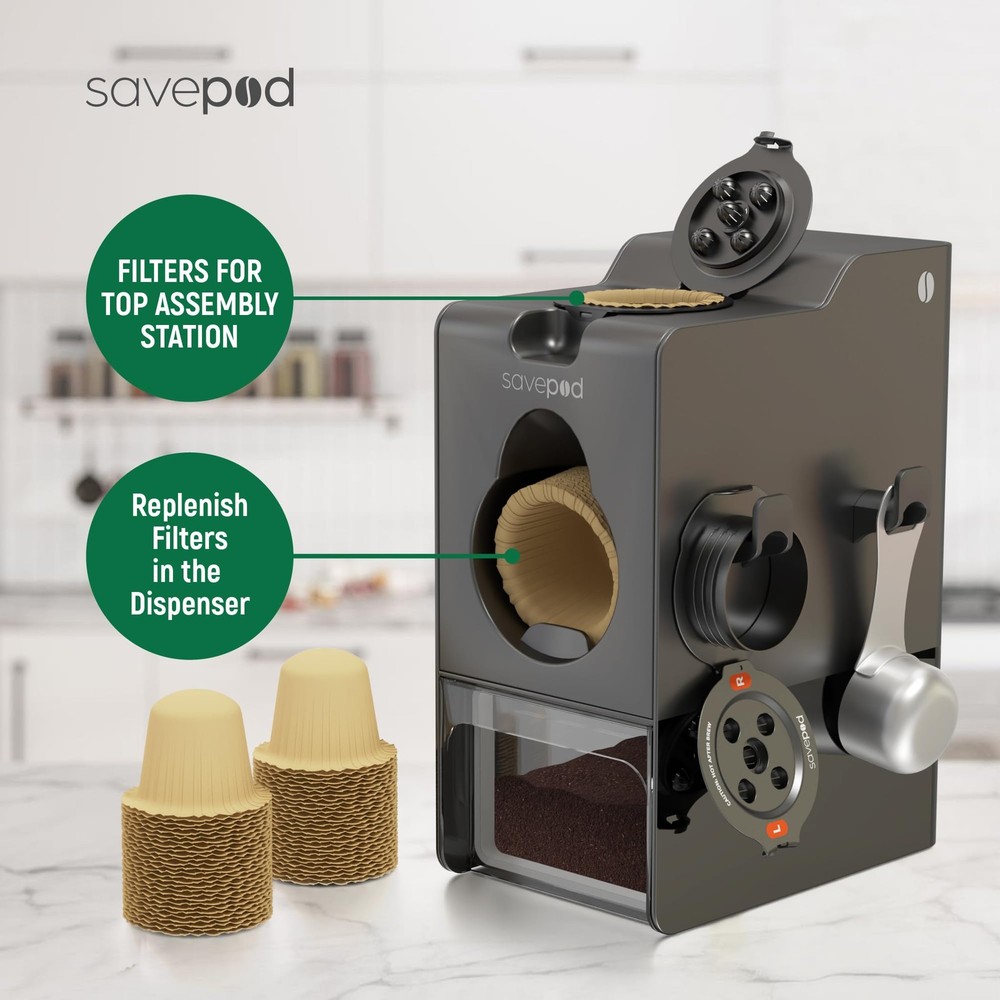 Disposable Unbleached Coffee - 200 Count - Made Exclusively for