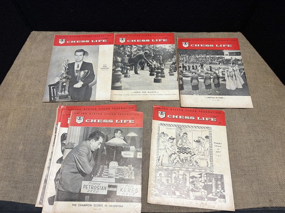 1964 Chess Life magazine, all 12 issues