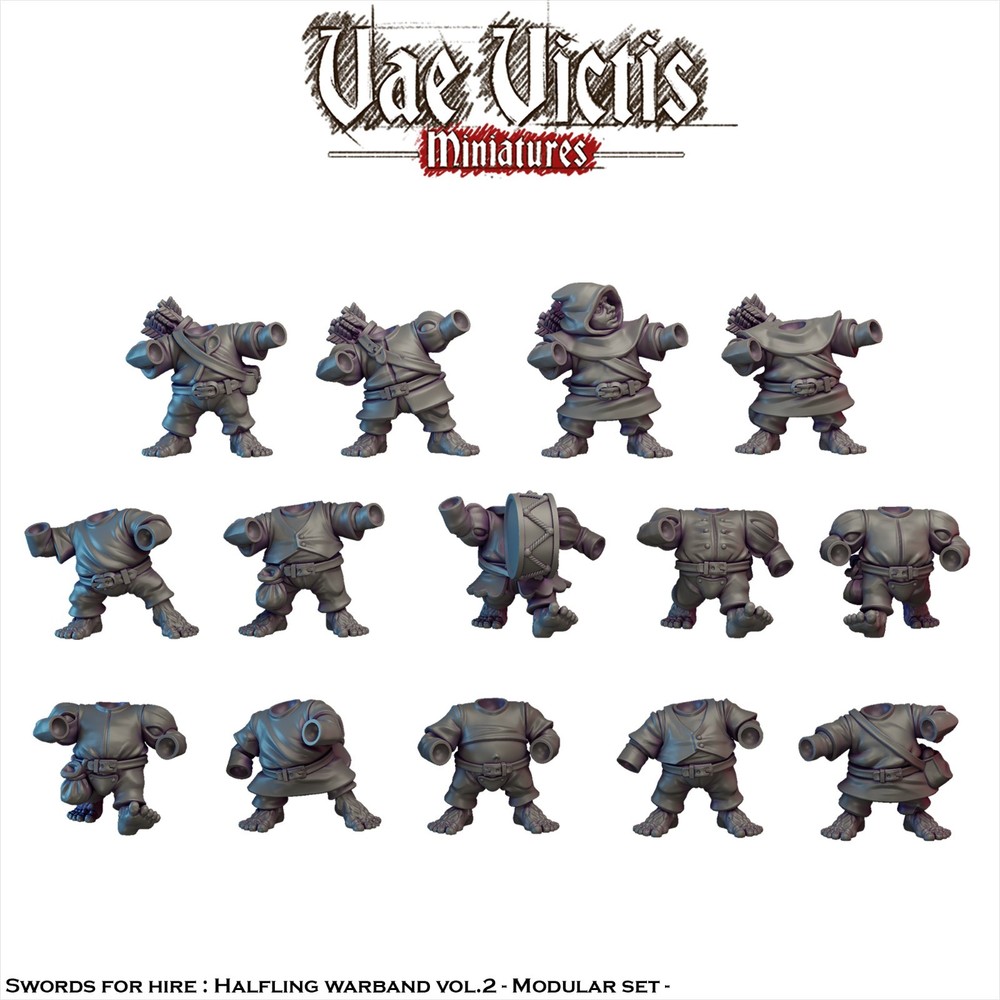 Vae Victis 28mm Halfling Warband 2