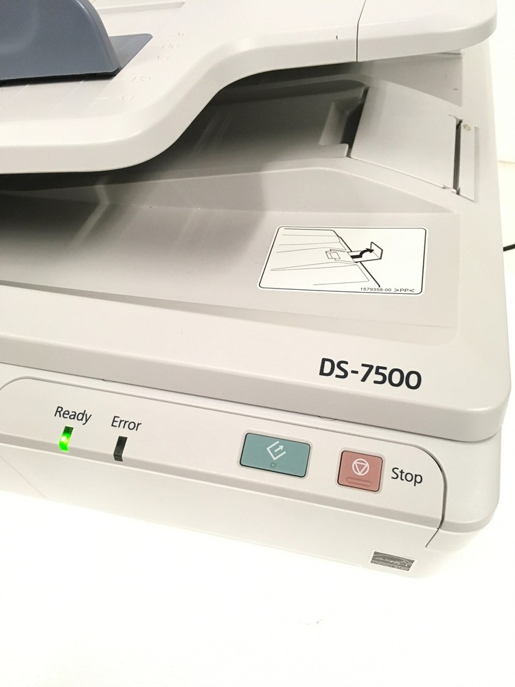 Epson WorkForce DS-7500 Sheetfed Document Scanner w/ 11K Scan Count, AC Adapter