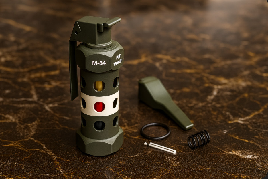 Inert M84 Stun Flashbang Grenade Replica 1:1 Prop Training Model