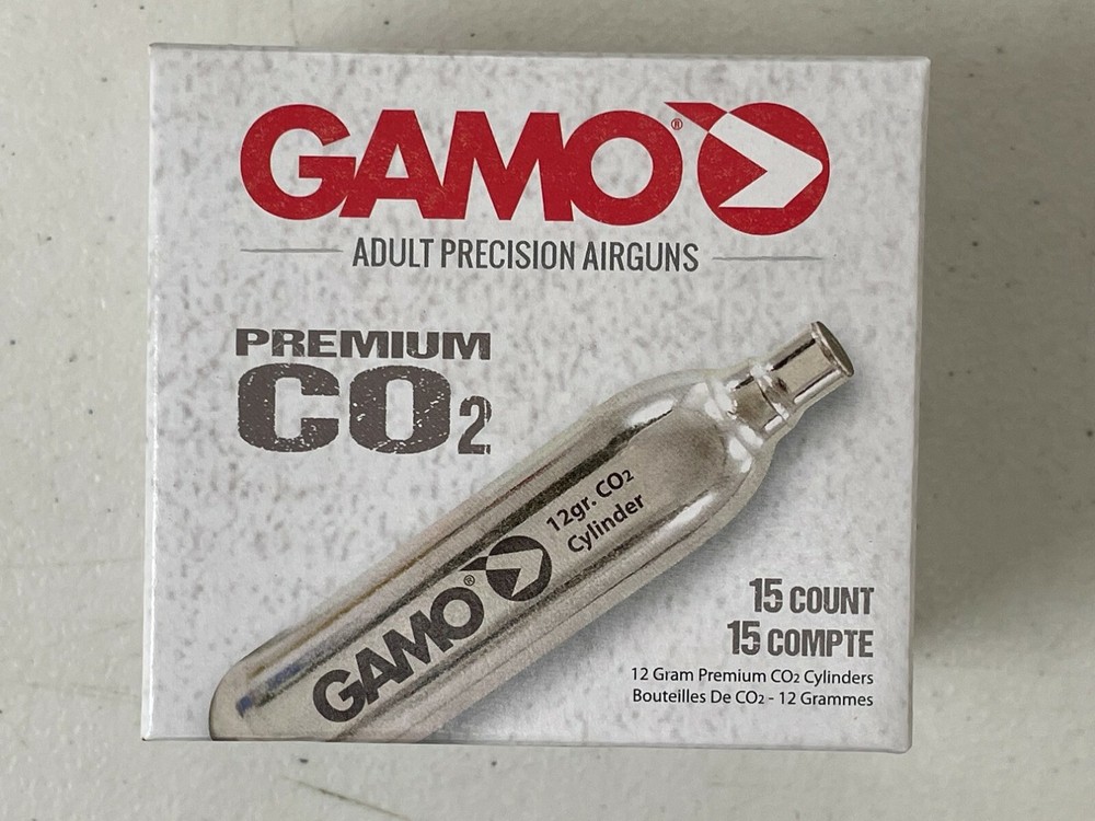 Gamo 12 Gram Replacement CO2 Cylinders Cartridges (15 Pack)